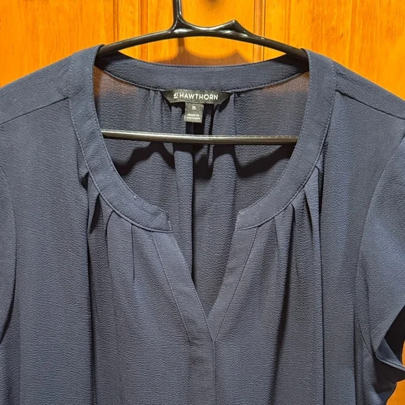 41 Hawthorn Women's Navy Blouse - Picture 3 of 6